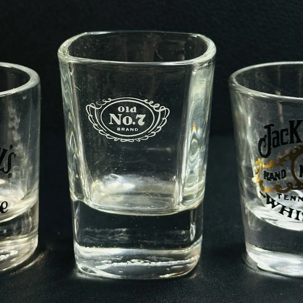 12 Jack Daniels Glasses No 7 Old Fashioned Highball Shot Glass Collectable Low - Picture 10 of 16